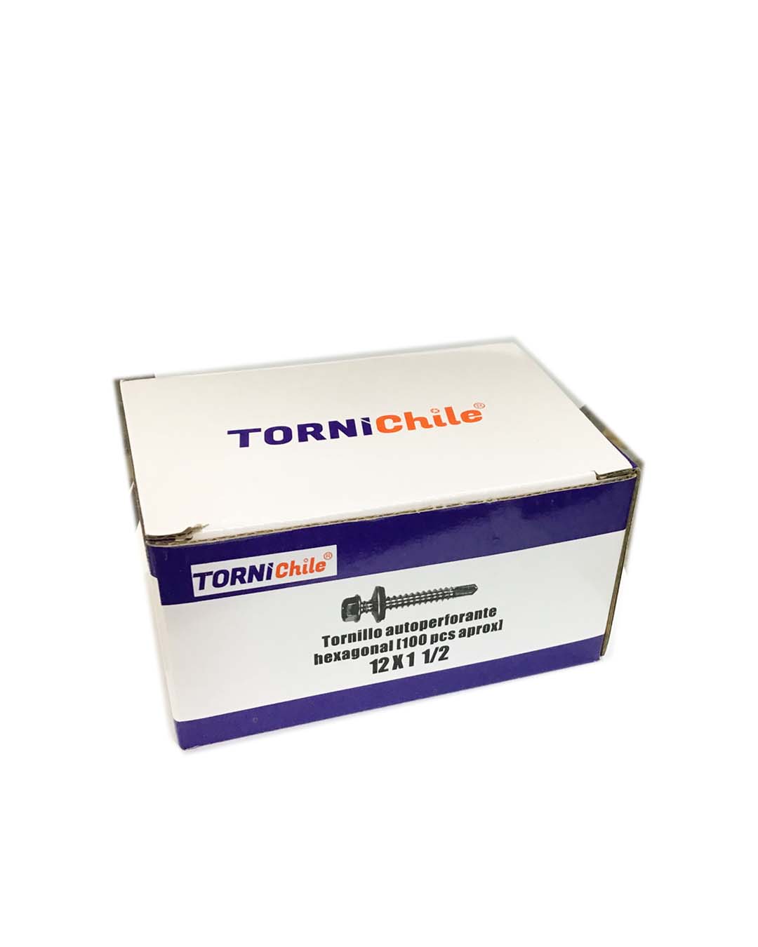 Tornillo AutoperforanteHexagonal 12X 1 12″ 100 Unid